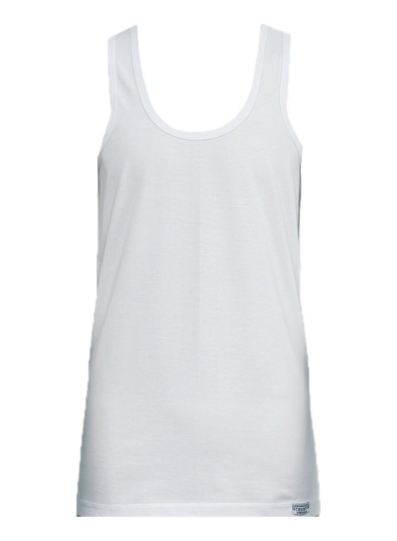 Rayan 3 - Pieces Rayan Vest Undershirt White - Image 3