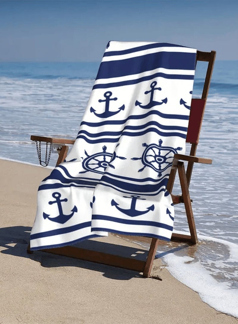 Fighter Gifts Lightweight Sand-proof Beach Towel - Image 1