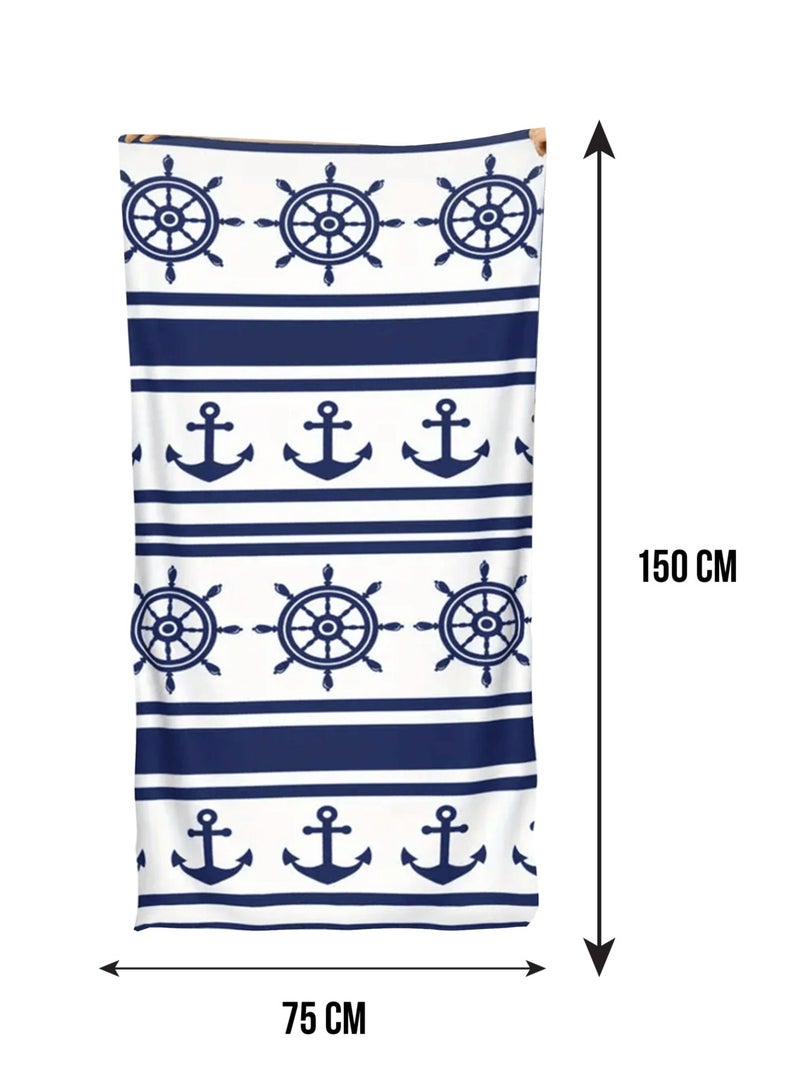 Fighter Gifts Lightweight Sand-proof Beach Towel - Image 2