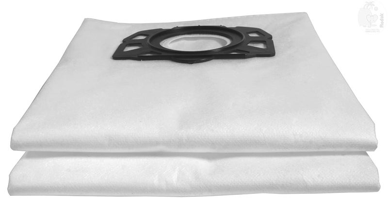 RODAK RODAK Fleece Dust Bags Set Of 2 for Karchre Vacuum Cleaner WD4 WD5 WD6 - Image 1