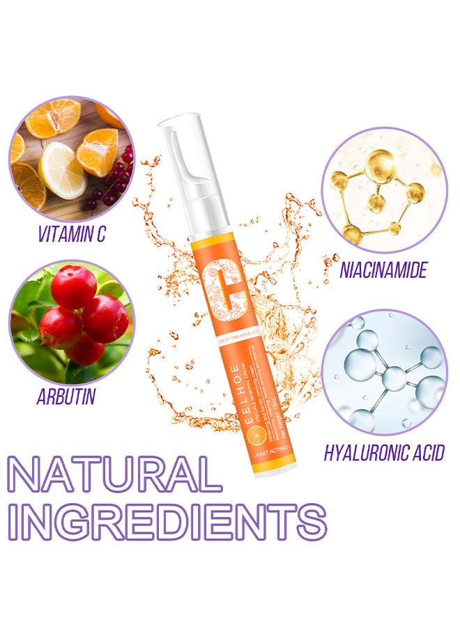 إيلهو تبييض النمش كريم VC تفتيح وتبييض البقع إزالة بقعة كريم إزالة القلم إزالة البقع والبقع الداكنة القلم تحسين لون البشرة تفتيح وتبييض البقع إزالة كريم - Image 2