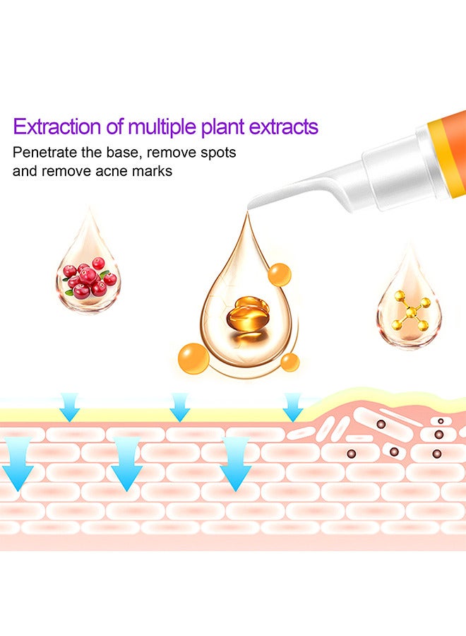 إيلهو تبييض النمش كريم VC تفتيح وتبييض البقع إزالة بقعة كريم إزالة القلم إزالة البقع والبقع الداكنة القلم تحسين لون البشرة تفتيح وتبييض البقع إزالة كريم - Image 3