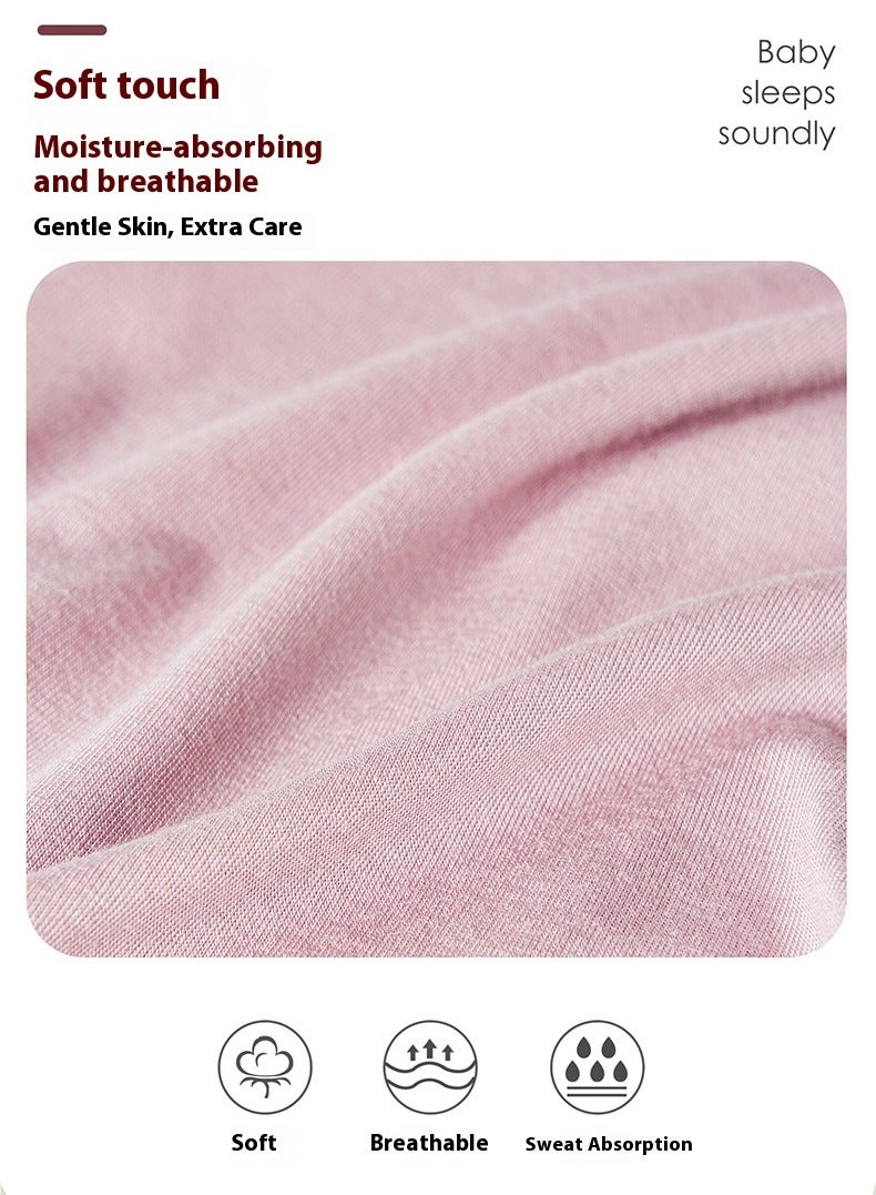 انسولار قماط مودال عالي المرونة للأطفال الرضع، مضاد للارتجاف، قماط حديثي الولادة، قماط أطفال مضاد للركل، كيس نوم، بنفسجي فاتح - Image 4