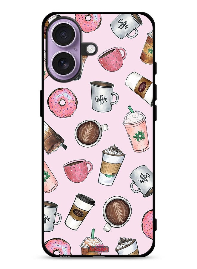 Tolwak Apple iPhone 17 Protective Case Cover Coffee Lover Art - Image 1