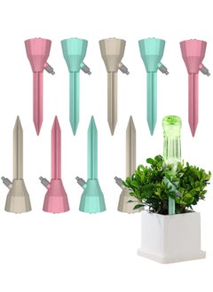 Self-Watering Plant Insert Spikes - Automatic Watering Devices for Indoor & Outdoor Potted Plants, Ideal for Vacation Drip Irrigation System, Effortless Plant Care Solutions.