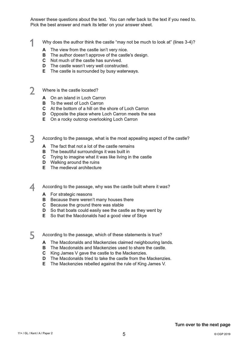 null - Kent Test 11+ GL Practice Papers (with Parents' Guide & Online Edition) - Image 1