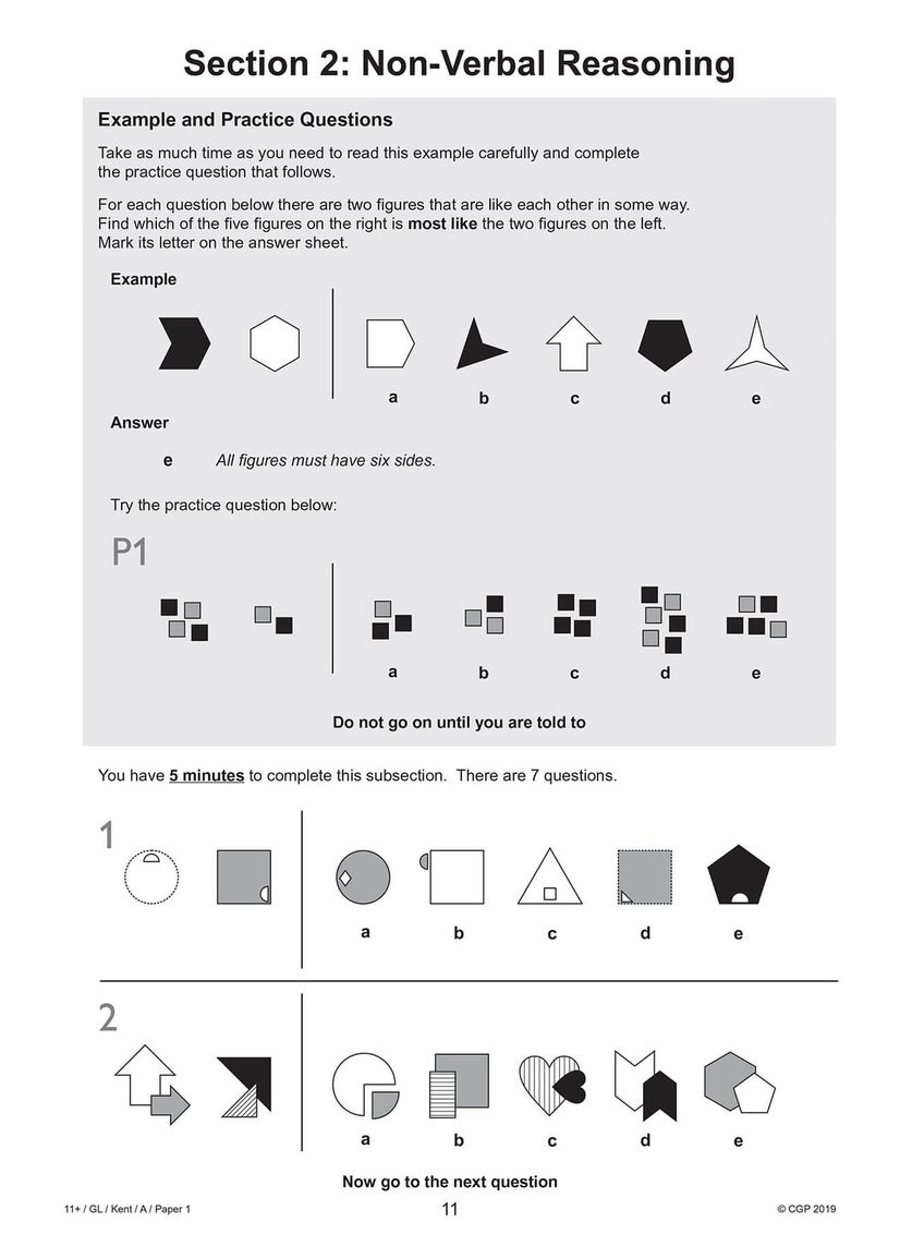 null - Kent Test 11+ GL Practice Papers (with Parents' Guide & Online Edition) - Image 1