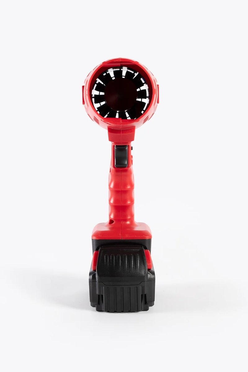 DIGI CORE Compressed Air Duster Dust Blower Jet Dry Blower 110,000 RPM Air Blower Portable Turbo Fan Vacuum Cleaner Portable Blower Violent Fan F017 Compatible With 18V Tool Battery 70MM Ducted Blades Type-C Fast Charging Red - Image 5