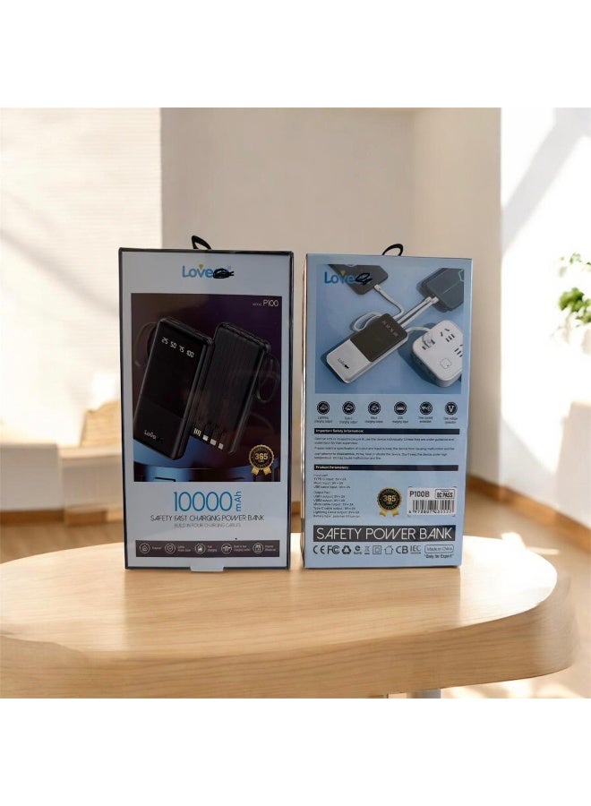 P100 Safety Fast Charging Power Bank, 10000mAh
