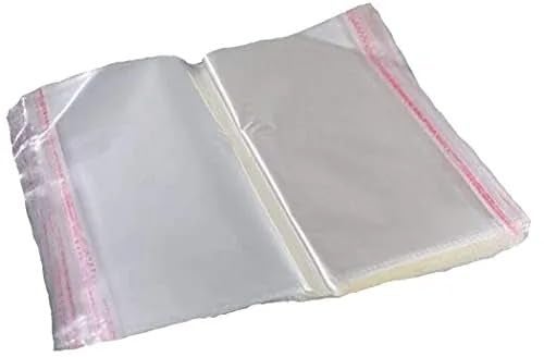 Desidarpan 12 X 18 Size Pack of 100 Pcs Transparent Poly bags for Packing Saree Cloth Sealable Used for Saree Packing Shirts Packing Poly Bags Self Adhesive - Image 4