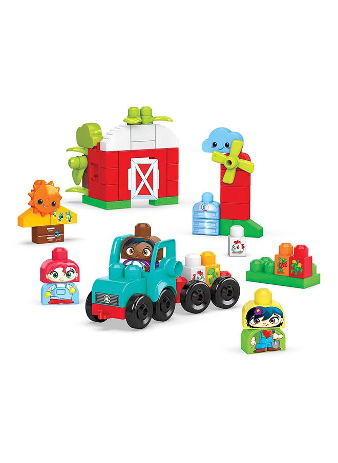 Mega Bloks - مجموعة بناء مزرعة تنمية وحماية المدينة الخضراء، للأعمار من 1-5 - Image 1