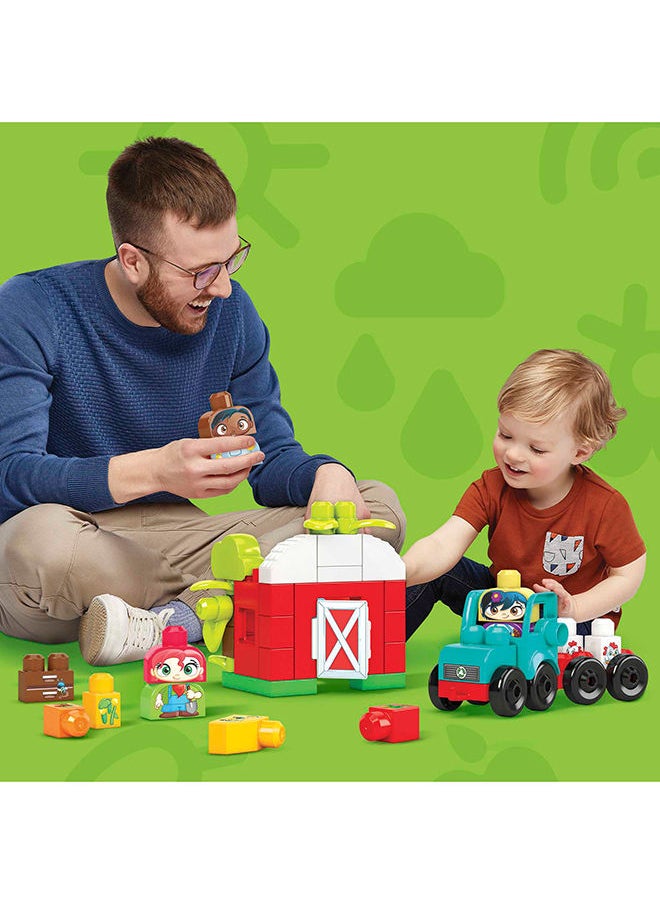 Mega Bloks - مجموعة بناء مزرعة تنمية وحماية المدينة الخضراء، للأعمار من 1-5 - Image 1