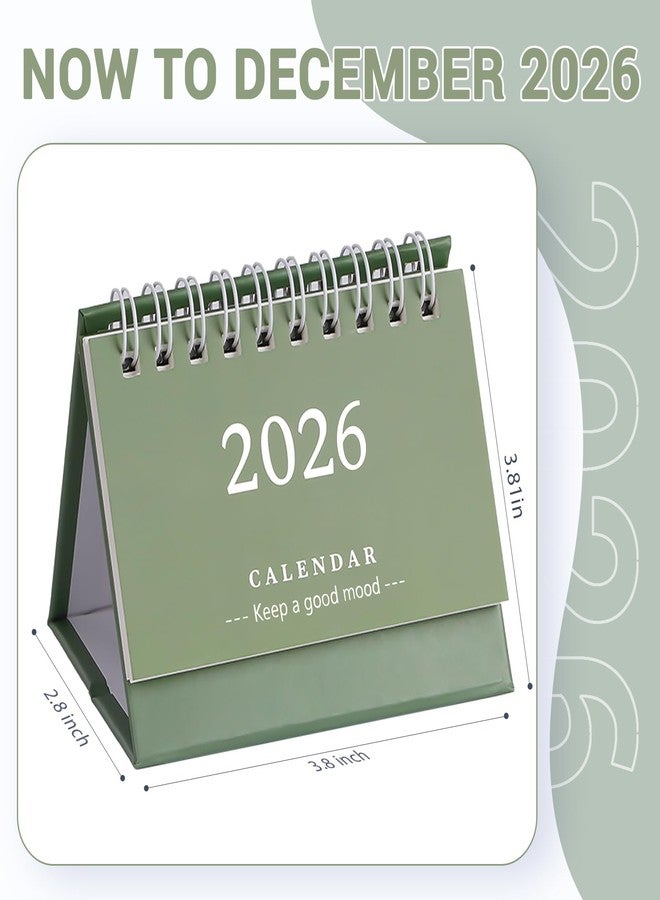 FACULX 8/16 for MINI Desk Calendar 2026, for MINI Desk Calendar 2025-2026 - Runs From July 2025 until December 2026, Small Desktop Calendar Thick Paper Twin-Wire Binding for Home Office School (16pcs) - Image 2