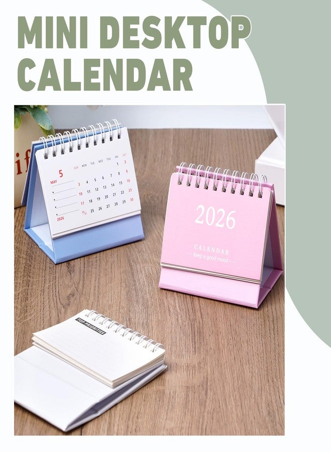 FACULX 8/16 for MINI Desk Calendar 2026, for MINI Desk Calendar 2025-2026 - Runs From July 2025 until December 2026, Small Desktop Calendar Thick Paper Twin-Wire Binding for Home Office School (16pcs) - Image 5