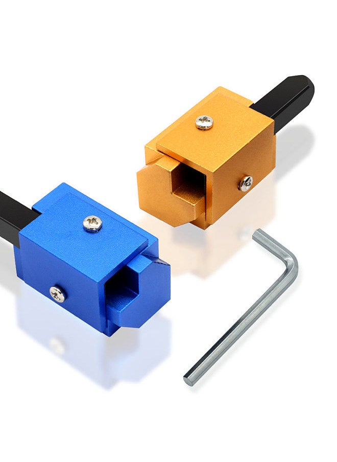Generic Right Angle Corner Chisel Square DIY Punch Hinge Recess Corner Wood Chiseling Deburring for Door Drawer Frame Carpenters Woodworking Tool  - Image 4