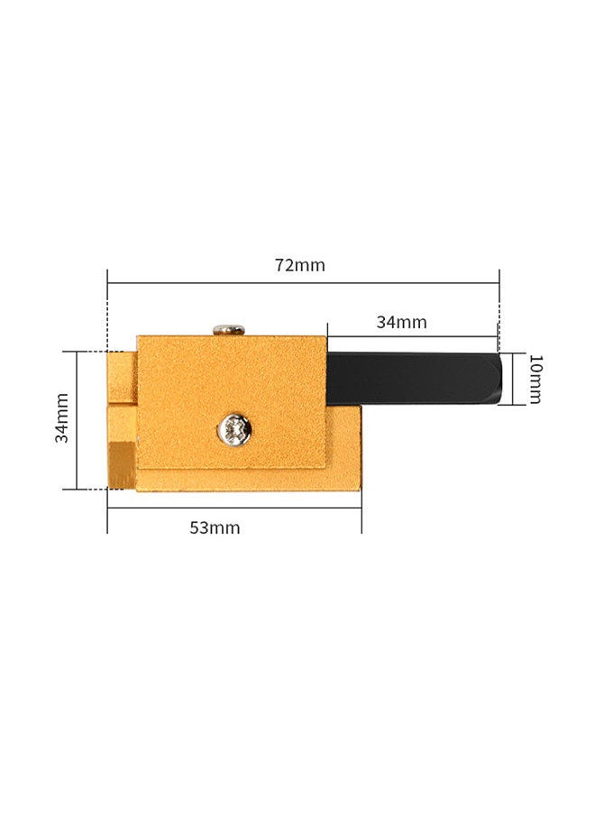 Generic Right Angle Corner Chisel Square DIY Punch Hinge Recess Corner Wood Chiseling Deburring for Door Drawer Frame Carpenters Woodworking Tool  - Image 3