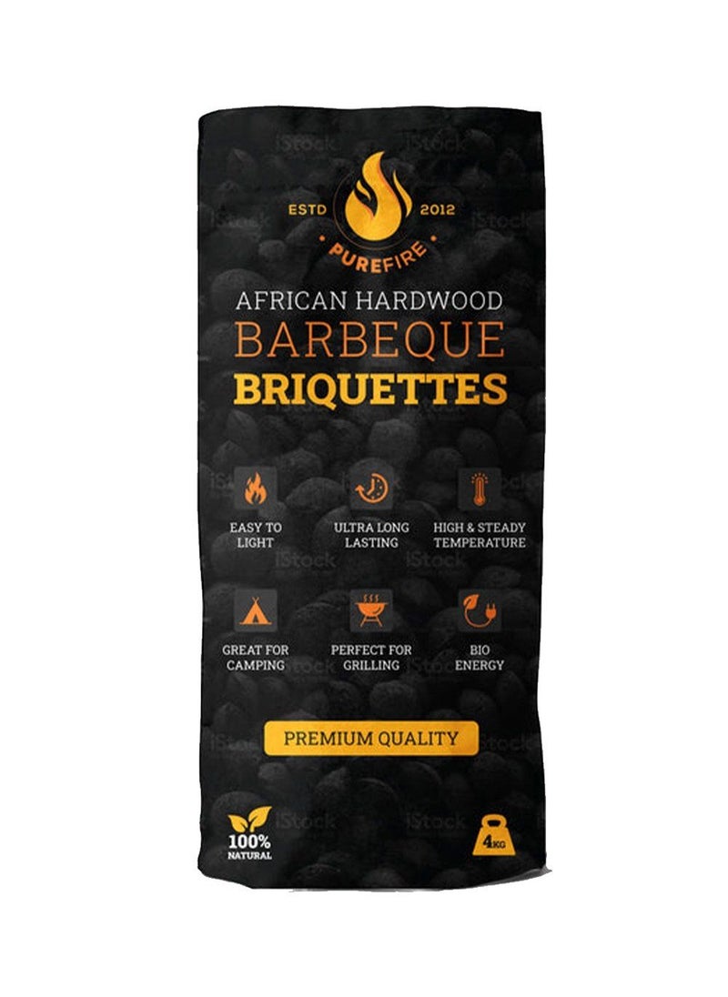 PURE FIRE PURE FIRE African Hardwood Briquettes 4Kg  - Image 1