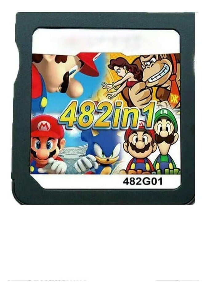 428 in 1 Game Cartridge Multicart, DS Pack Card Compilations, Fine Works Combo Multicart for Nintendo DS, NDSL, NDSi, NDSi LL/XL, 3DS, 3DSLL/XL, New 3DS 2DS, 2DS LL/XL  - Image 1