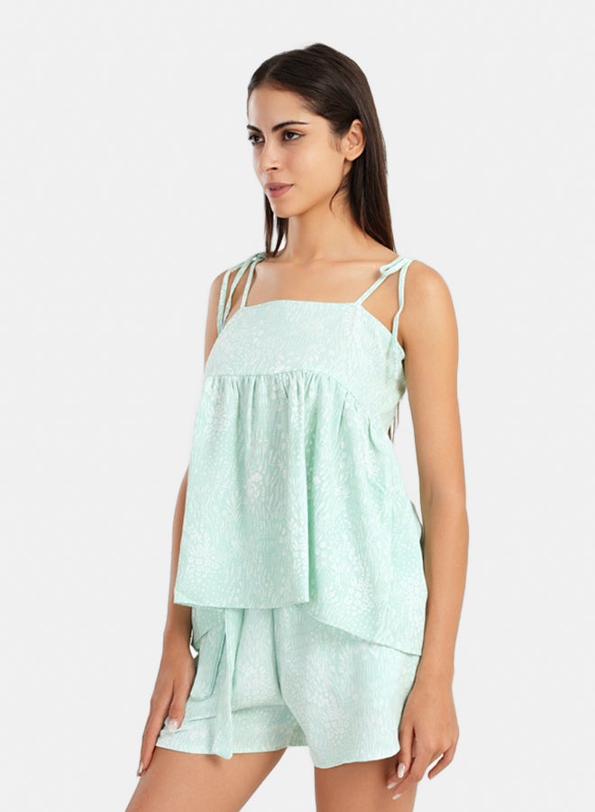 Carina Self Pattern Pyjama Top - Image 2