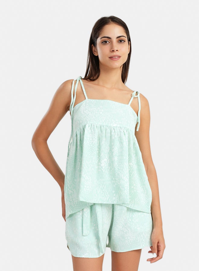 Carina Self Pattern Pyjama Top - Image 1