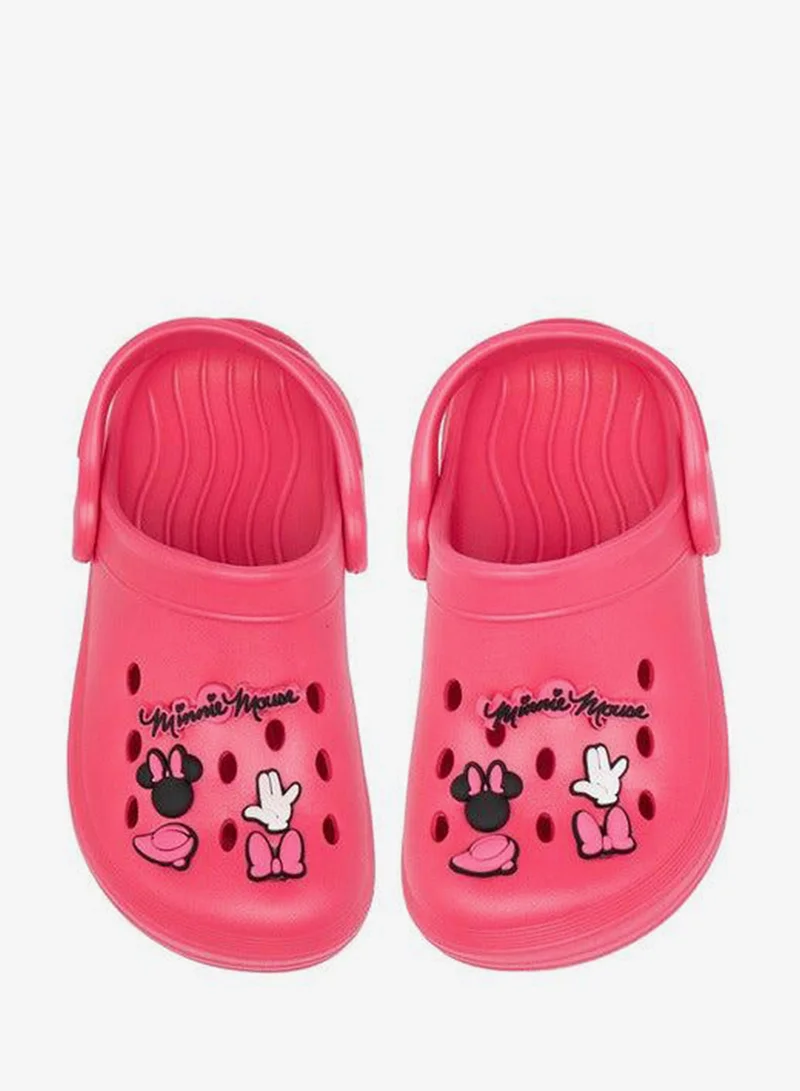 Disney PINK Girls Minnie Mouse Accent Slip-On Clogs for Women | Best Price UAE
