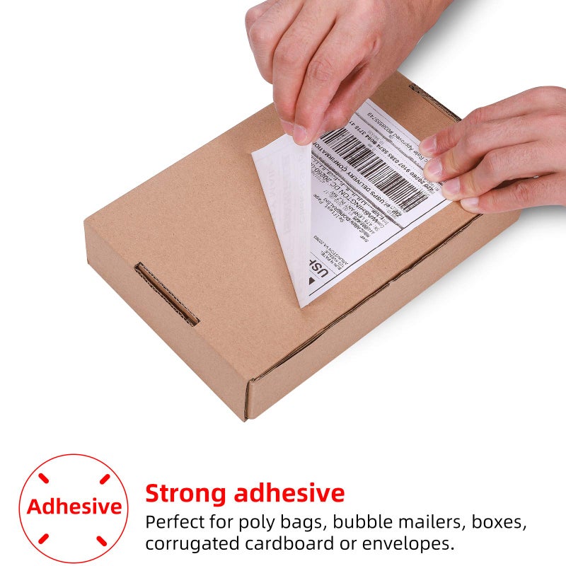 phomemo Thermal Labels 4x6 Shipping Printer Label Paper for Shipping Packages, Sticker Paper Direct Thermal Printer Labels 4 x6 Compatible with Rollo, MUNBYN, Phomemo and Most Thermal Printer, 250-Pack - Image 4