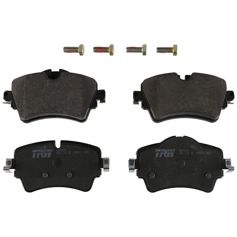 TRW Pro TRH1801 Disc Brake Pad Set For Mini Cooper 20142019 Front And Other Applications