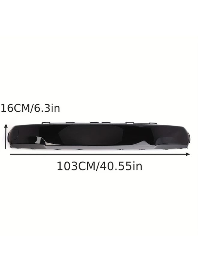 Front Bumper Trim License Plate Panel For F55 F56 Cooper Models 2014-2018 Bright Black Finish - Image 2