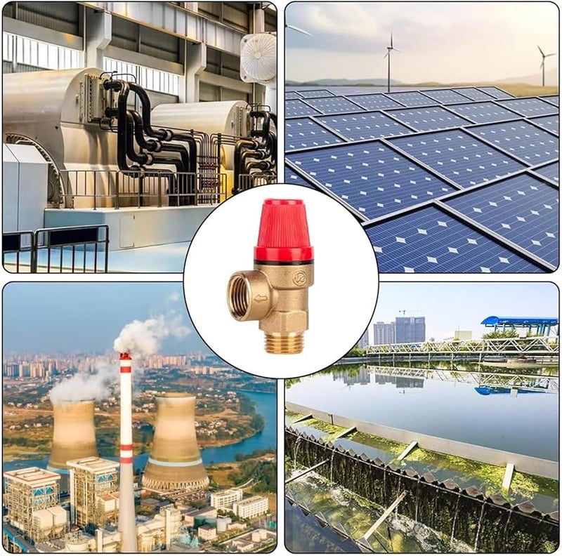 Brass Pressure Relief Valve DN15 1 2 Inch With EPDM Diaphragm For Water Oil - Image 3