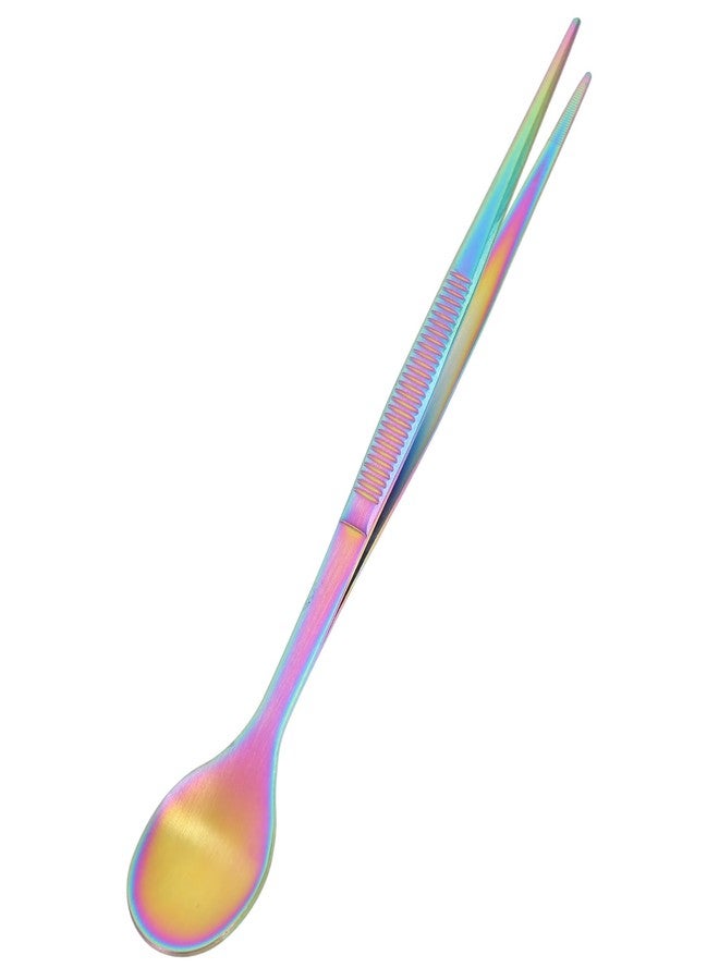 جارنيك طقم ملاعق تذوق من الفولاذ المقاوم للصدأ من جارنيك، ملقط شيف 2 في 1، عيدان طعام، أداة مطبخ متعددة الوظائف لتتبيل وشواء الطعام بسهولة - Image 1