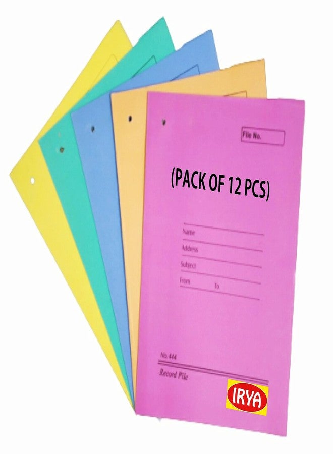 Irya Record File Cover No.444 (Pack of 12 pcs) (A4 or F/S Size: 14 X 10 inch) (400GSM) (Mix Color) - Image 1