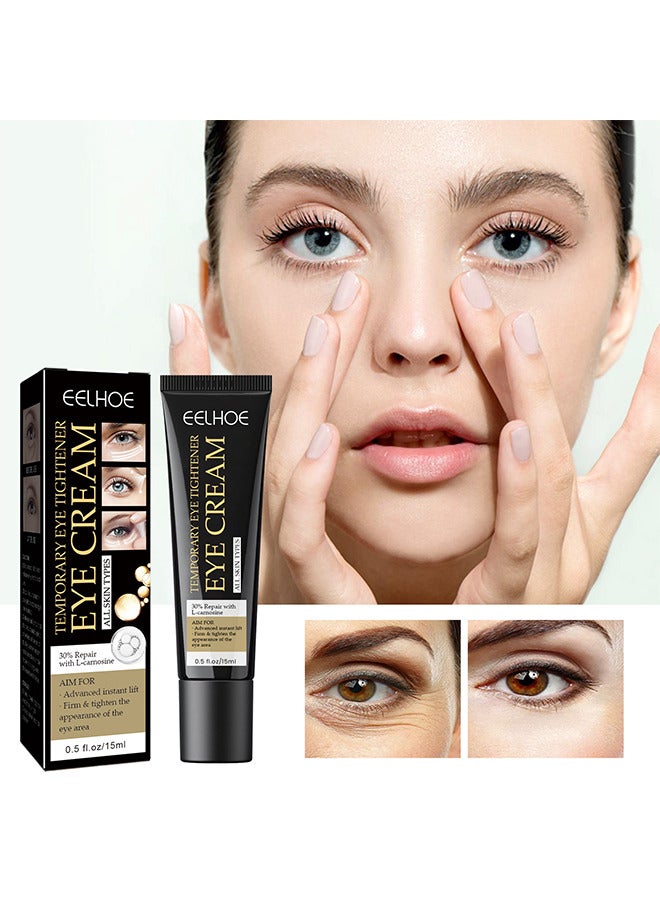 إيلهو كريم العين المؤقت لشد العين ، شد العين الفوري لإزالة الانتفاخات تحت العين ، الهالات السوداء والانتفاخ ، الخطوط الدقيقة ، التجاعيد العميقة ، شد وتنعيم البشرة الحساسة تحت عينيك - Image 2