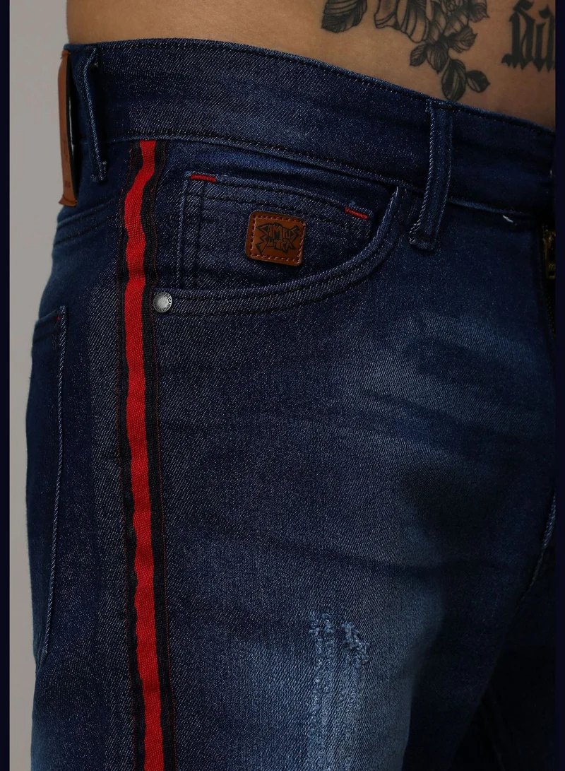 Campus Sutra Striped Short