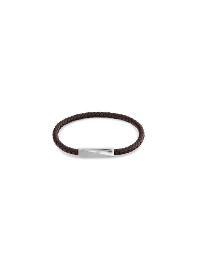 CALVIN KLEIN LEATHER BRACELET - Image 1
