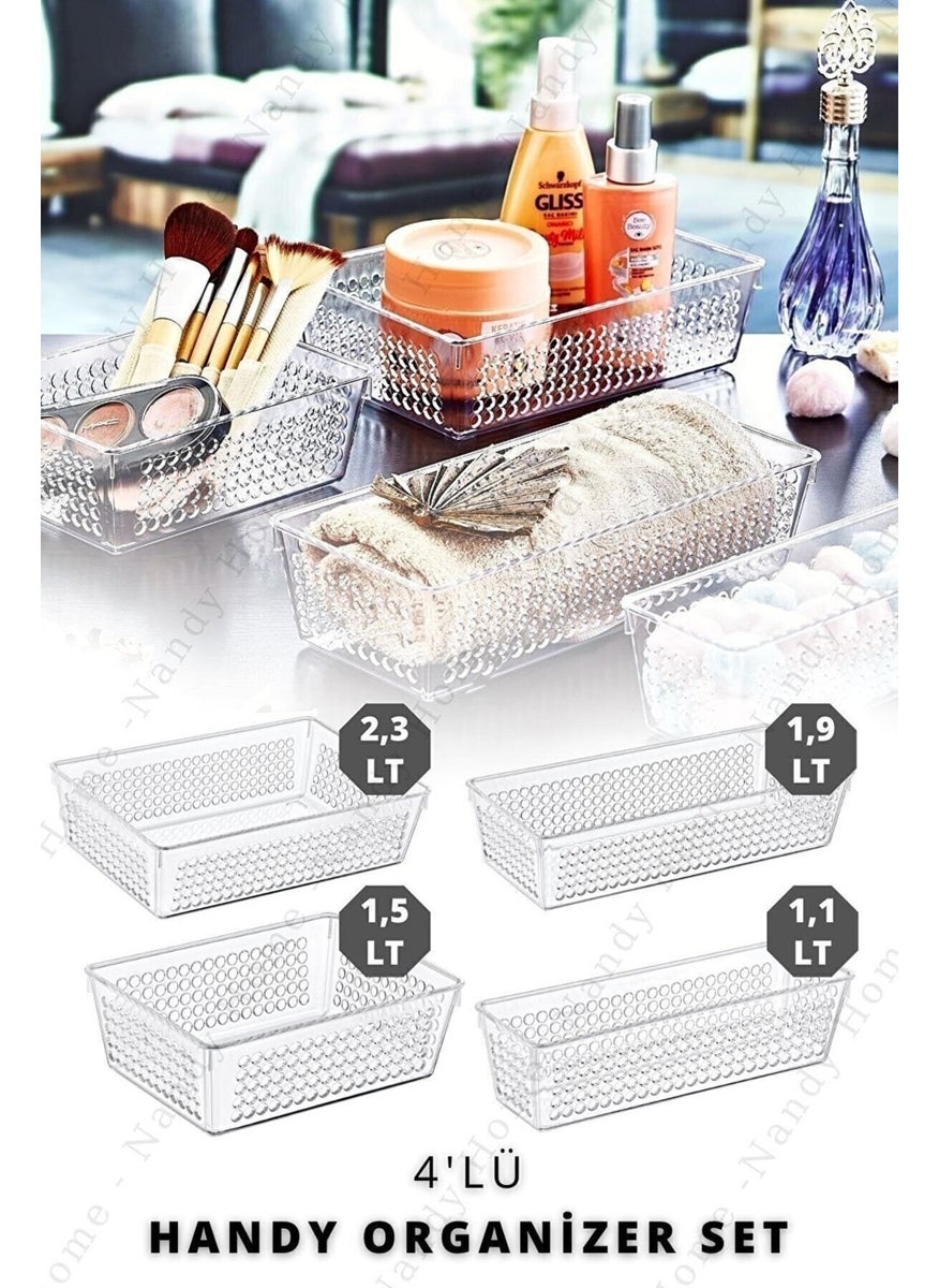 Boz House - Set of 4 Handy Refrigerator & Cabinet and Drawer Organizer - Image 1