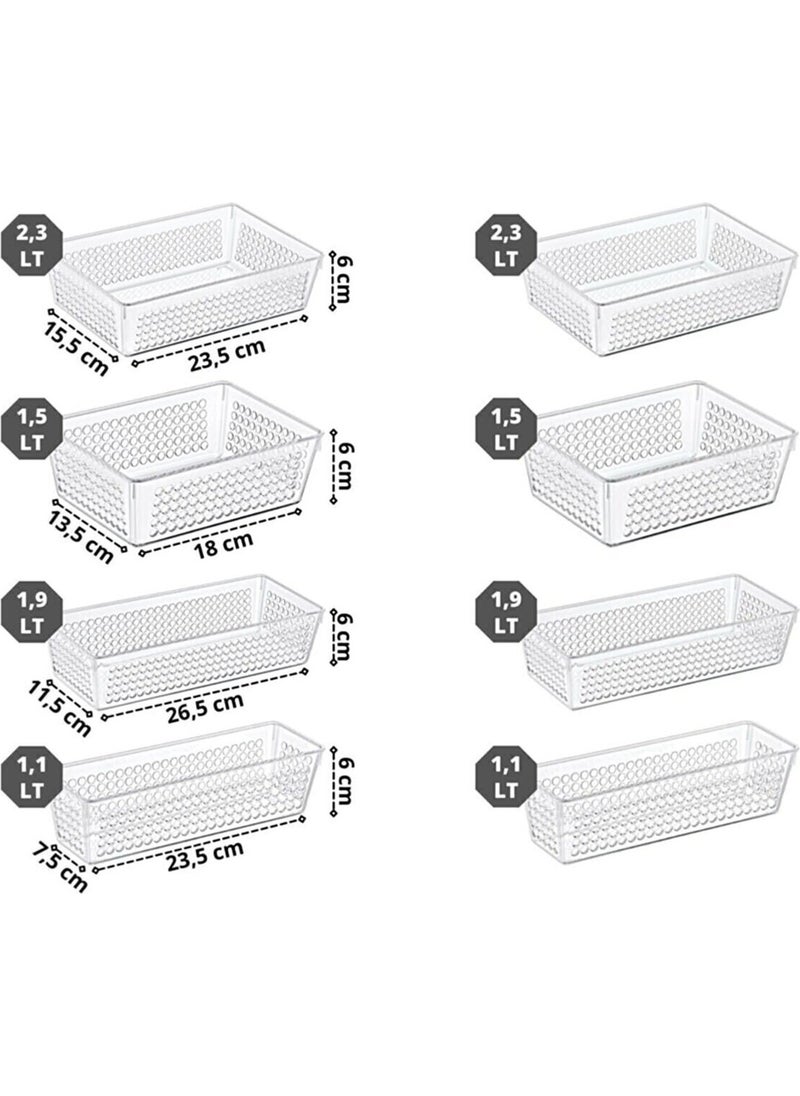 Boz House - Set of 4 Handy Refrigerator & Cabinet and Drawer Organizer - Image 1