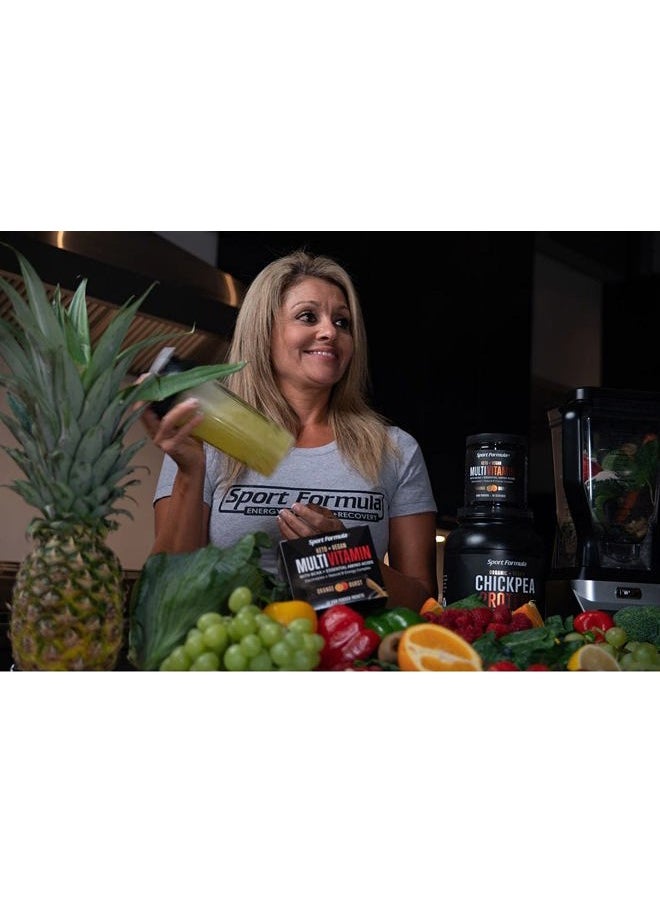 Sport Formula 99 - Multivitamin Powder - Drink Mix for Men Women BCAA Amino Acids Won't Upset Your Stomach - Keto Vegan Multivitamin Fruit Punch - Electrolytes Super B Complex Digestive Enzyme - Image 1