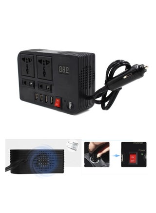 300W Car Power Inverter With 4 USB Socket Auto Charger Converter DC 12V To AC 220V Fast Charging Part - pzsku/Z2E10B806F226F2112269Z/45/1746288525/aefb0c08-eb63-4c16-a789-79e28edc1546