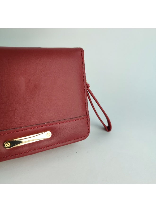 Luxury Women’s Leather Wallet with Soft Texture and Inner Compartments for Organizing Your Essentials - Image 2