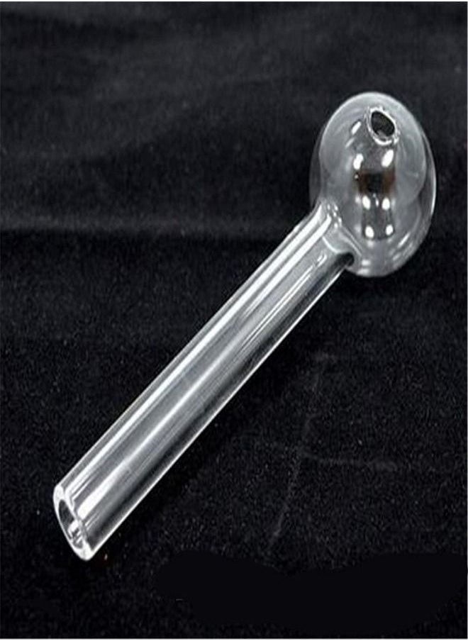 Transparent Glass Reusable Drinking Straw 2 Pieces