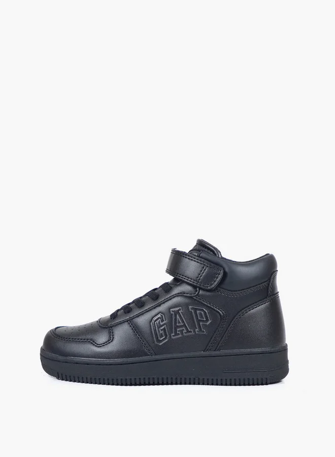 GAP Boys' BOSTON MID High Top Sneakers with Hook and Loop Closure - GPK5217140003