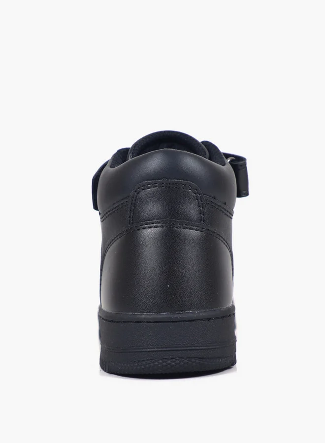 GAP Boys' BOSTON MID High Top Sneakers with Hook and Loop Closure - GPK5217140003