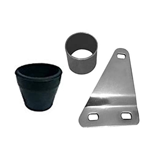 Dhe Best SIL55 Bike Silencer Exhaust Customized Long Bottle Punjab Dholki Full Black for RE Standard Bullet 350 Twin Spark. - Image 4