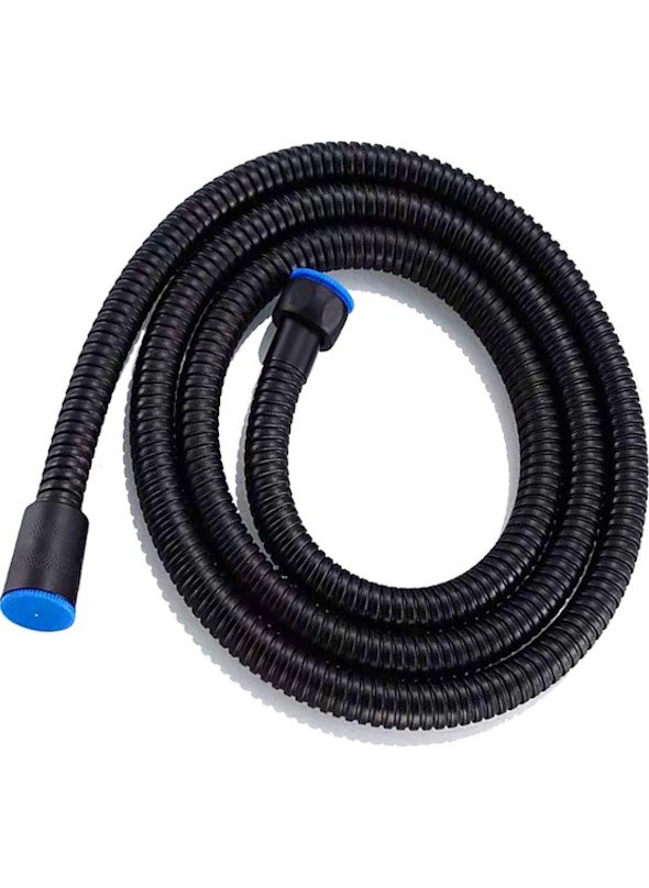 FAWER Faucet & Shower Black 5-Function Sliding Shower Set with Fan, Braided Hose - 410PRV  - Image 4