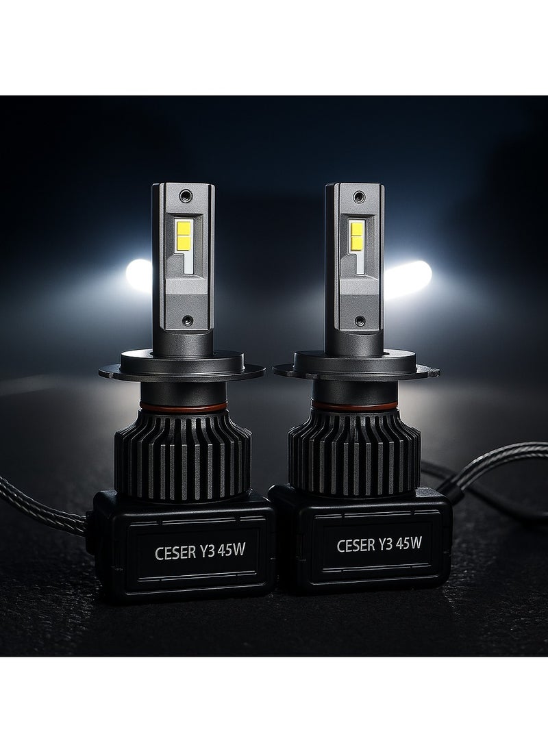 سيزر ليد قوي وات، بداية سريعة، تسليط الضوء المركز، تركيب غير مدمر، تجميع المروحة، نوع الضوء المثالي، الحماية، IP68، التوصيل والتشغيل، المشتت الحراري (H7)