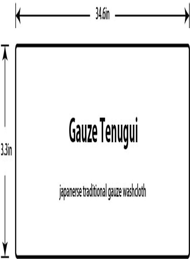 MIKURA Double Gauze Tenugui, Japanese Towel, Ohadani yasashii Gauze tenugui, Sakura-Fukurou,Owl in The Cherry Blossoms (Blue) - Image 4