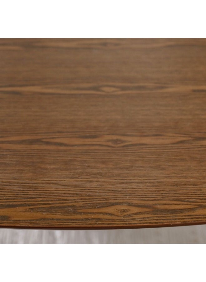 DANUBE HOME Acton 1+6 Solidwood Dining Set- Walnut Beige  - Image 2