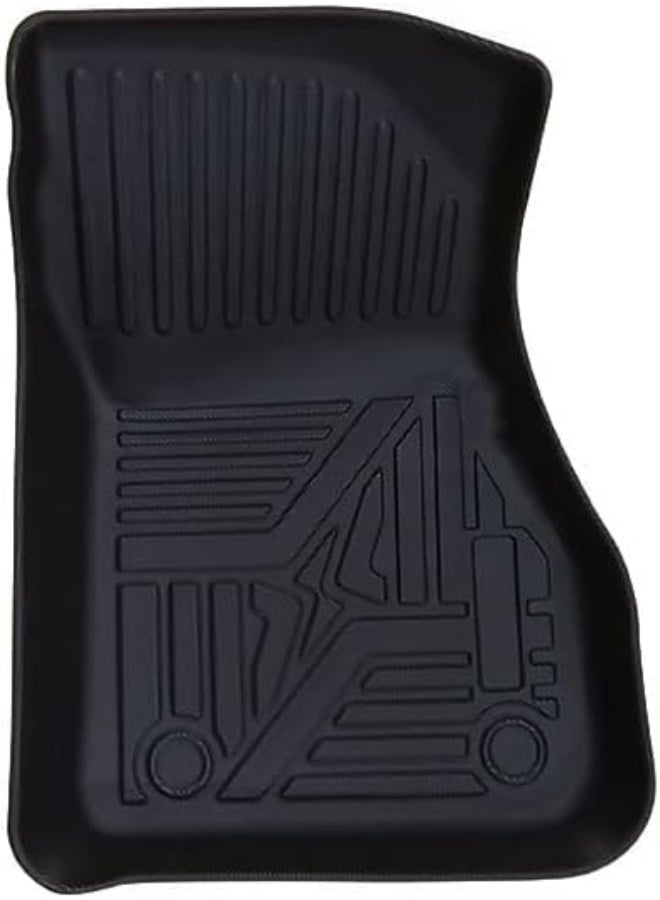 دواسات سيارة 9D جلد فاخرة (طقم 3 قطع) - تغطية كاملة وحماية شاملة للأرضية - مقاومة للمياه والأتربة ومضادة للانزلاق للاستخدام اليومي - Image 5