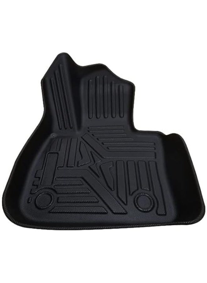 دواسات سيارة 9D جلد فاخرة (طقم 3 قطع) - تغطية كاملة وحماية شاملة للأرضية - مقاومة للمياه والأتربة ومضادة للانزلاق للاستخدام اليومي - Image 3