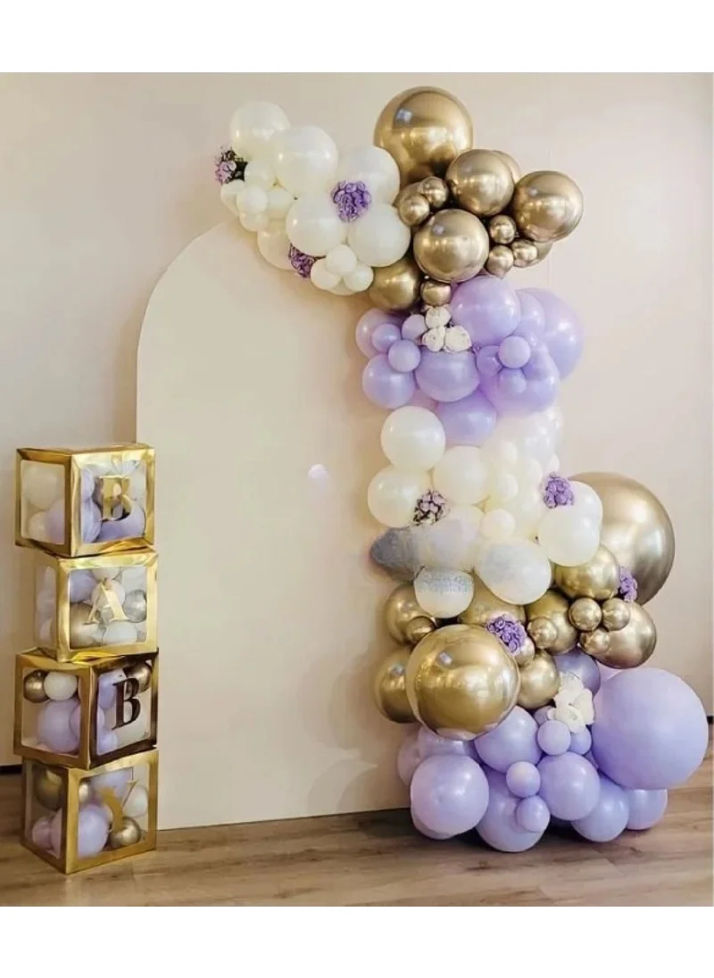 Bkmc Golden Flowers Concept Birthday Party Set Decoration